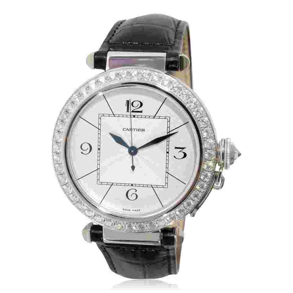 Cartier Pasha
de Cartier WJ120251 Men's Watch in 18kt White Gold