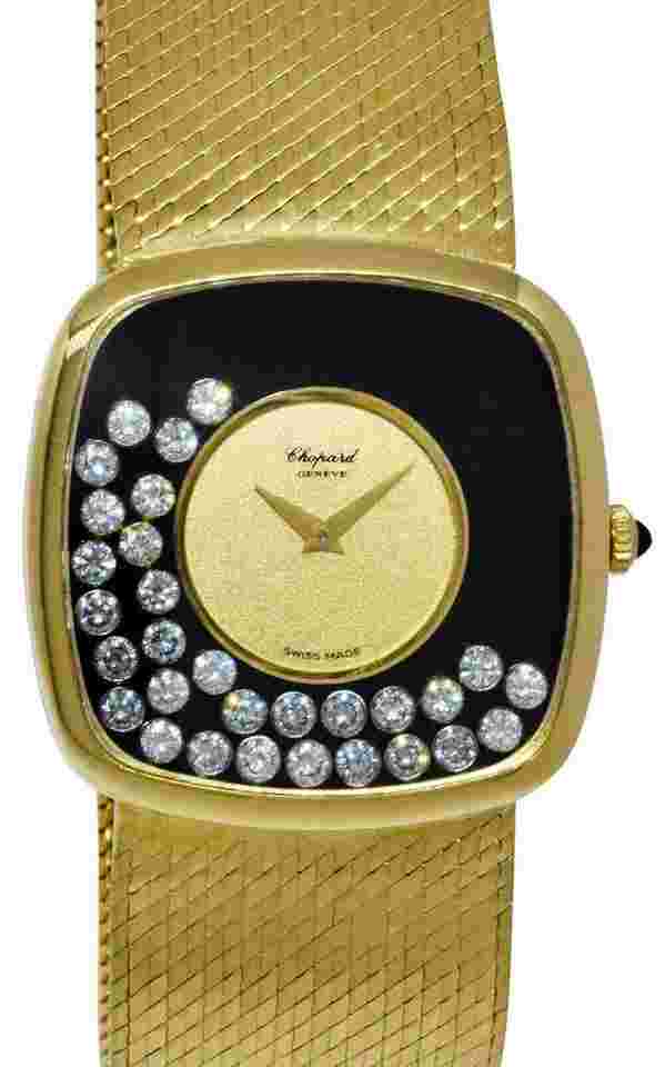 Chopard Happy Diamonds
18k Yellow Gold Black Onyx Dial 32mm Manual Watch 2106