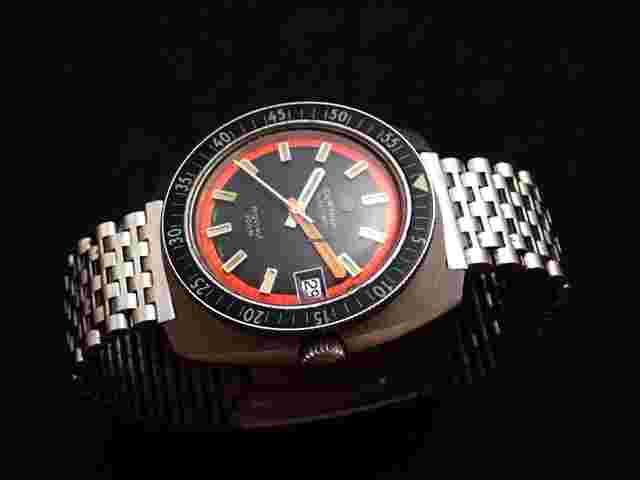 Certina
                           
                                 Rare Vintage Automatic Argonaut 200m Diver Men's Swiss Watch 70's