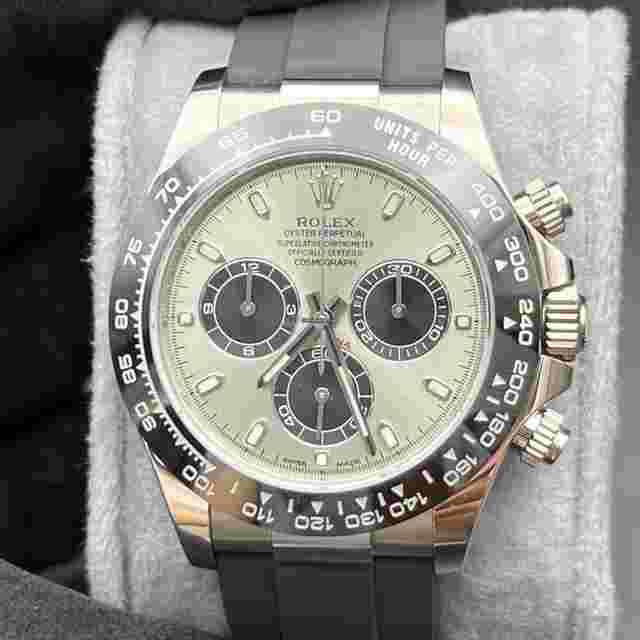 Rolex Daytona
                           
                                 White Gold Oysterflex Bracelet GHOST