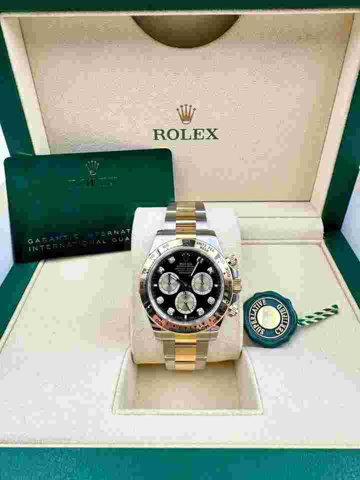 Rolex Daytona
                           
                                 126503 Two Tone Black Diamond Dial Unworn 2024