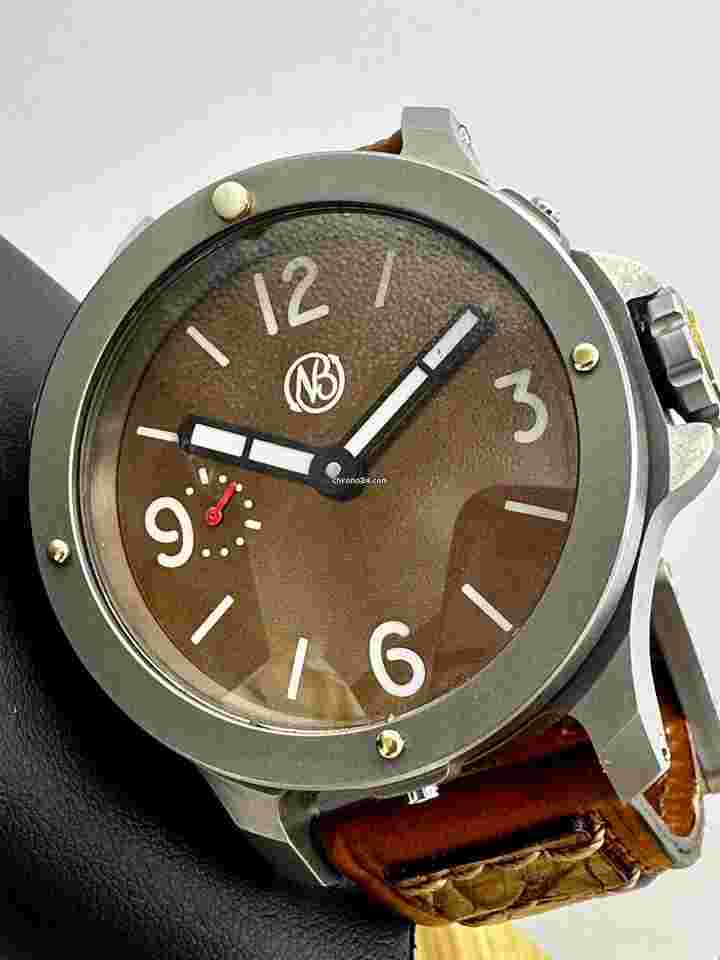 Ennebi
                           
                                 FONDALE TOSCANA 9663 Brown Dial TITANIUM SWISS ITALIAN 1000M 47MM UNITAS