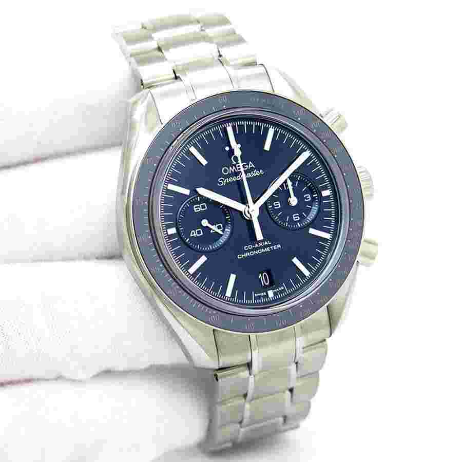 Omega Speedmaster
Two Counters Titanium Chronograph with Blue Dial