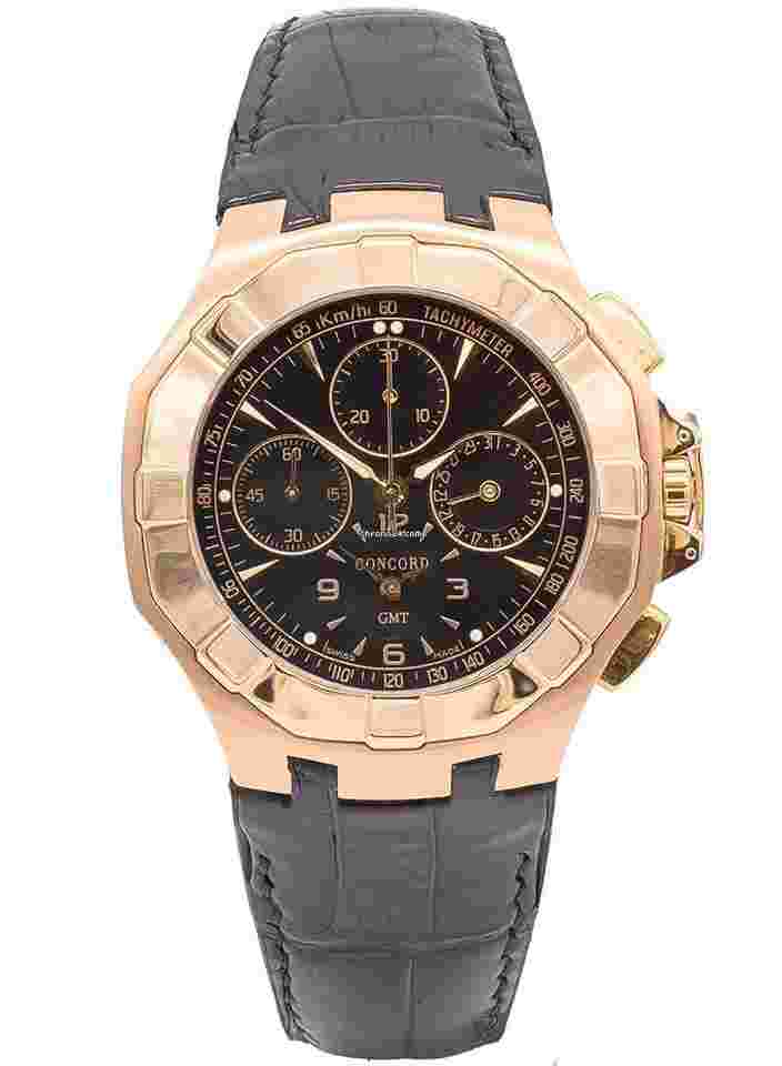 Concord Saratoga
Dual Time Chronograph 18K Rose gold Men's Watch