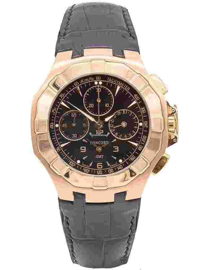Concord Saratoga
                           
                                 Dual Time Chronograph 18K Rose gold Men's Watch