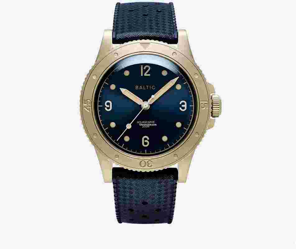 Baltic
                           
                                 Aquascaphe Bronze Blue Gilt 39mm Automatic 200m Aquabrnzblu