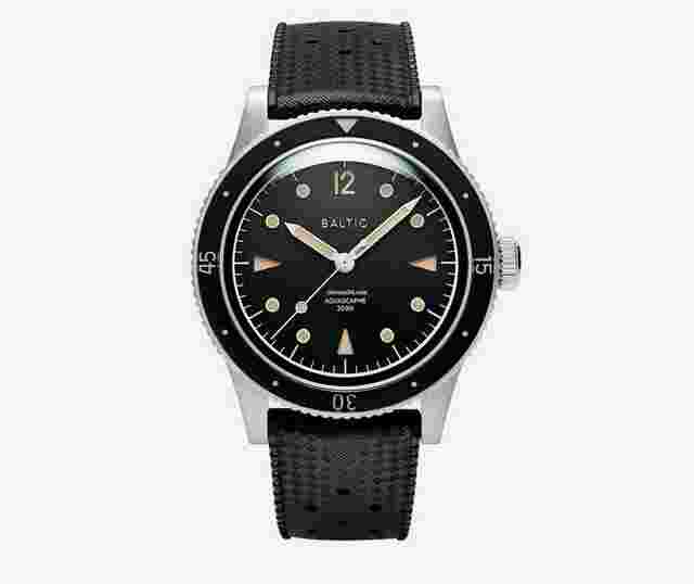 Baltic
                           
                                 Aquascaphe Classic Black Cream 39mm Automatic 200m