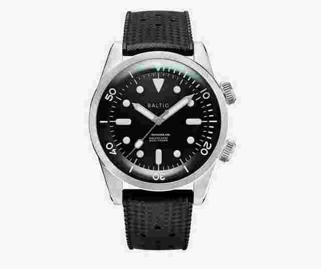 Baltic
                           
                                 Aquascaphe Dual-Crown Black 39mm Automatic 200m