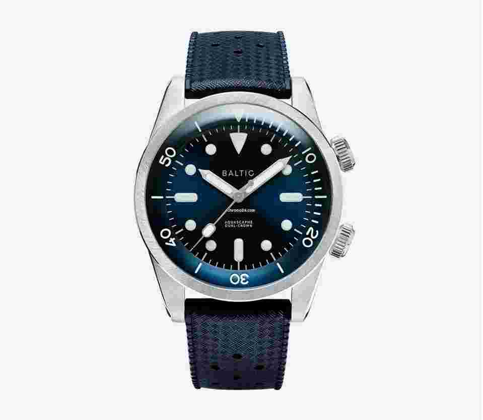 Baltic
                           
                                 Aquascaphe Dual-Crown Blue 39mm Automatic 200m