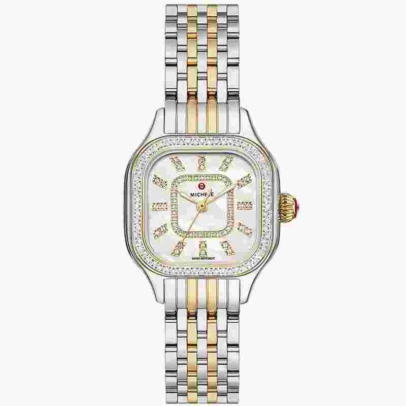 Michele
                           
                                 Meggie 29mm Two-Tone Diamond Women's Watch MWW33B000002