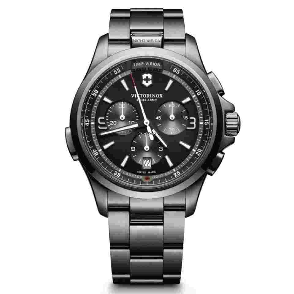 Victorinox Swiss Army Night Vision
                           
                                 241730 Night Vision Chronograph Black Dial Quartz Gent's WAtch