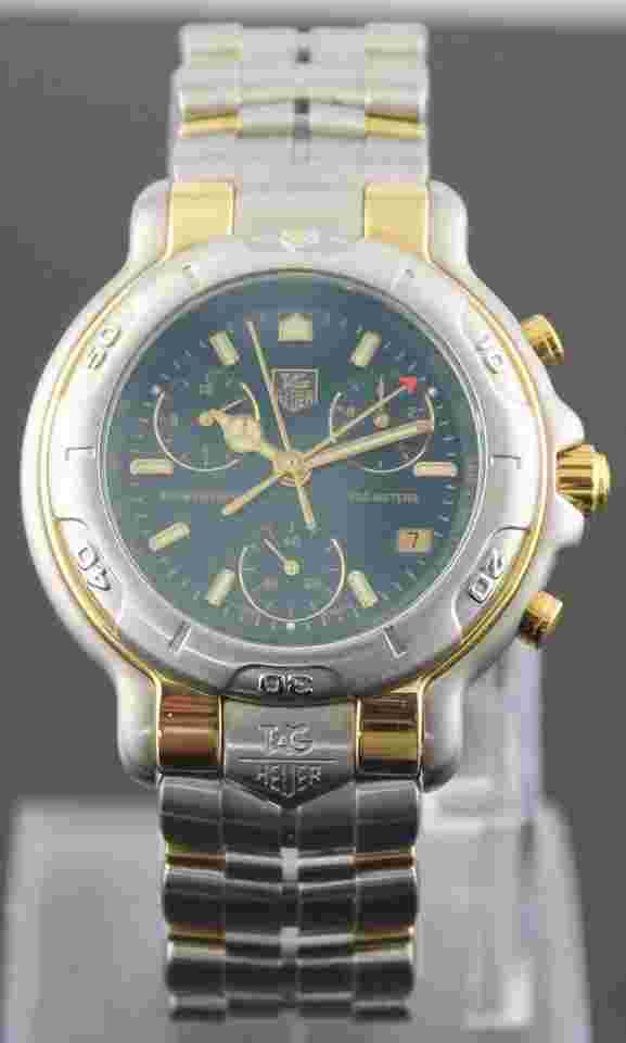 TAG Heuer 6000
Professional CH1151.BD0678 Chronograph 18K GOLD Men's GREEN Watch