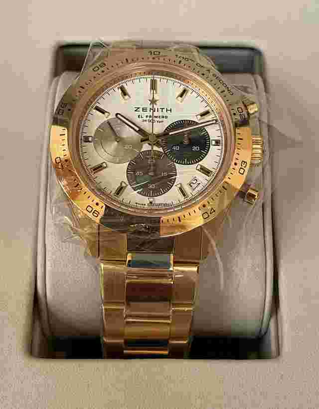 Zenith Chronomaster Sport
                           
                                 Automatic 41 mm 18KT Rose pink Gold NEW B&P men's watch