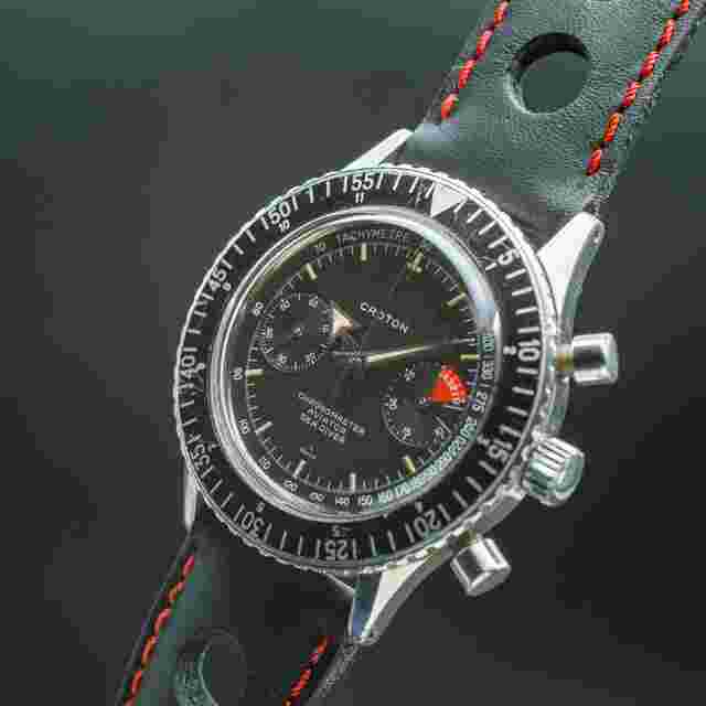 Nivada
                           
                                 Vintage Croton Chronomaster Aviator Sea Diver Ref 9855