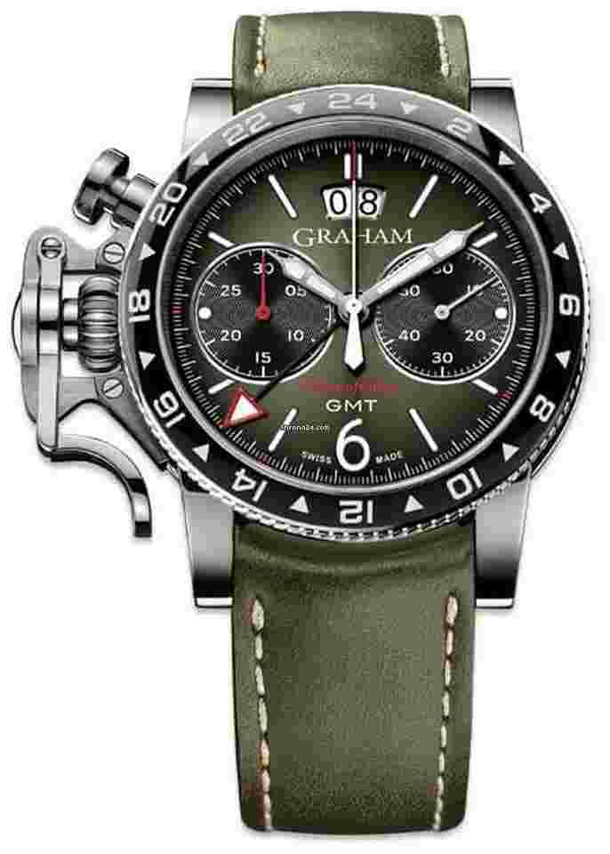 Graham Chronofighter
Vintage GMT Green Dial