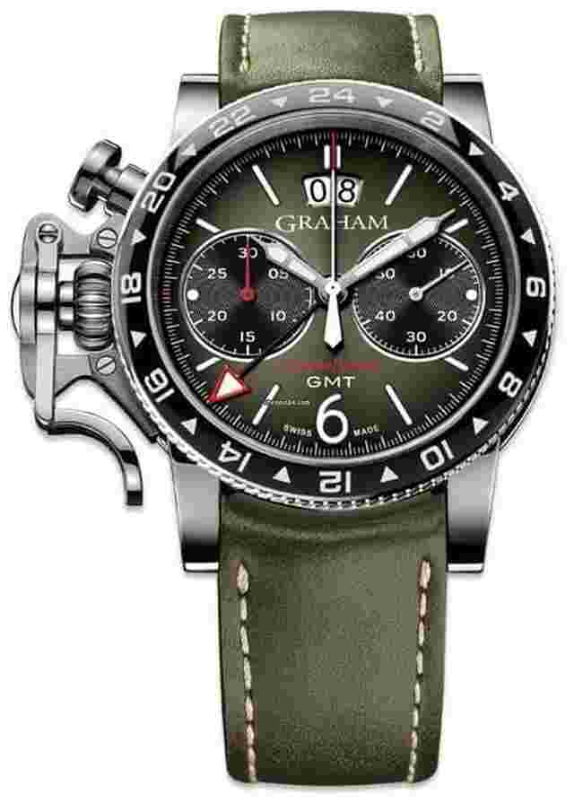 Graham Chronofighter
                           
                                 Vintage GMT Green Dial