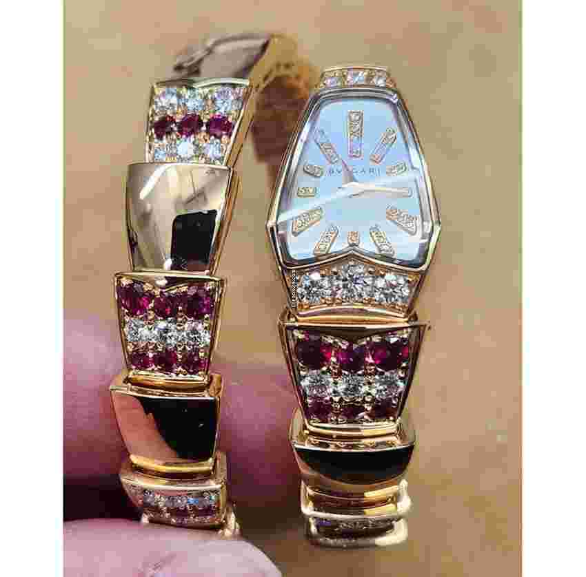 Bulgari Serpenti
Rose Gold Diamonds & Rubies 26mm NEW UNWORN SPP26WGD1GDR.1T