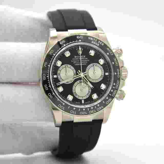 Rolex Daytona
                           
                                 Oysterflex New 2023 Model 18ct White Gold Diamond