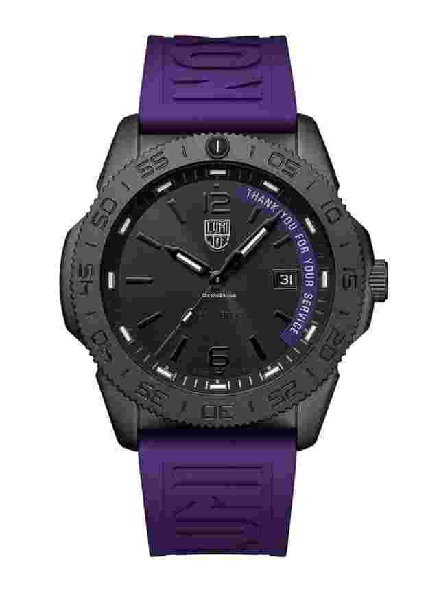 Luminox
                           
                                 XS.3121.BO.TY.SET Pacific Diver Purple Rubber 44 mm Steel Quartz Watch