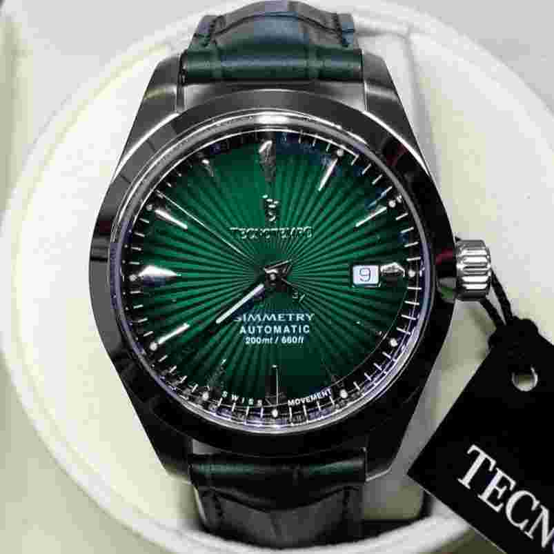 Tecnotempo Simmetry + watch winder box limited edition swiss sellita sw200 presage
