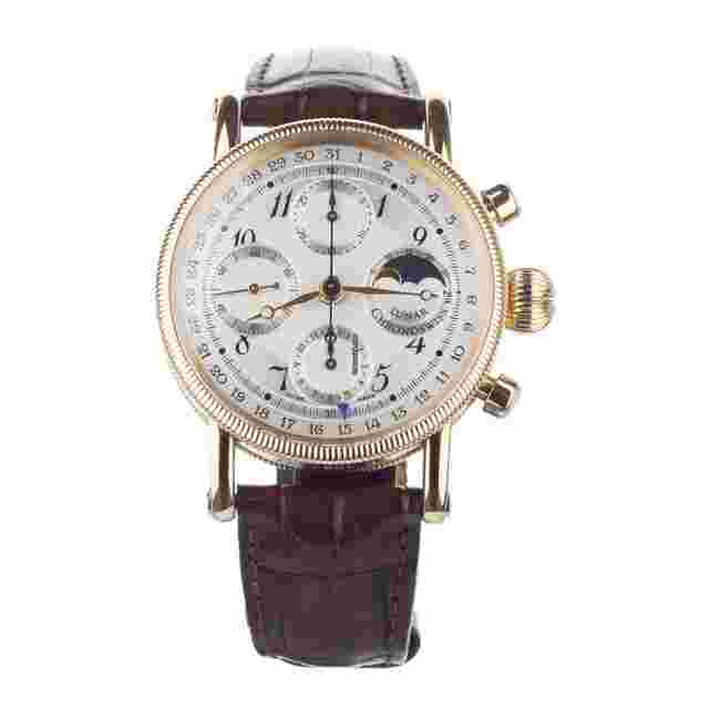 Chronoswiss Lunar
                           
                                 CHRONOGRAPH POINTER DATE MOONPHASE ROSE GOLD 7521 R FULL SET