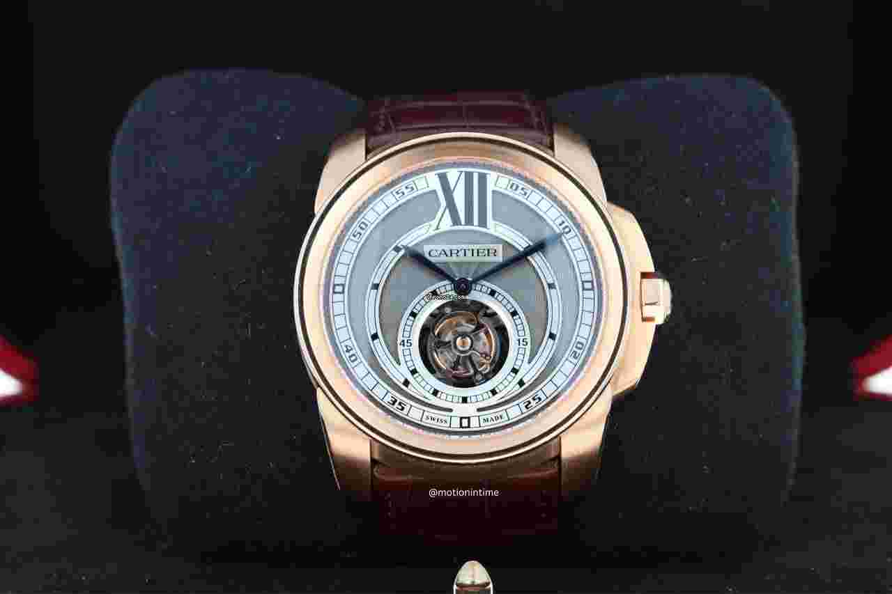 Cartier Calibre de Cartier
Flying Tourbillion Volant 18kt Rose Gold Special Edition W7100002 3204