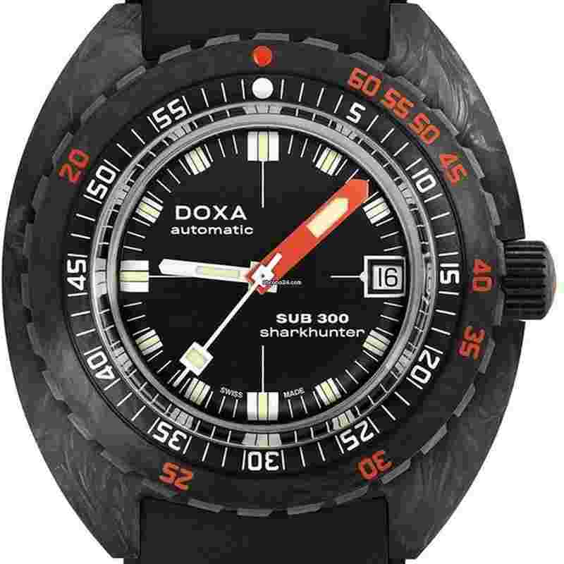 Doxa Sub
                           
                                 300 Carbon Sharkhunter Men's Watch 822.70.101.20