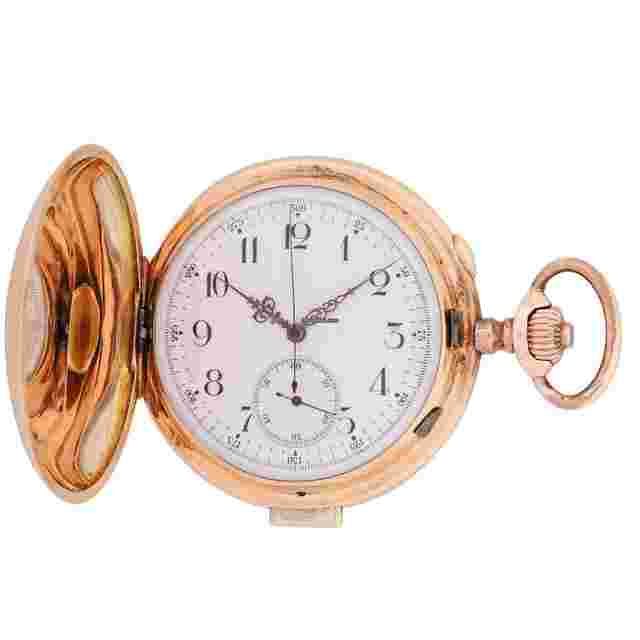 Invicta
                           
                                 Savonette Taschenuhr mit Chronograph und 1/4 Repetition.