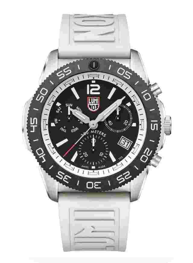 Luminox
                           
                                 Pacific Diver XS.3141 Chronograph 44 mm White Rubber Steel Quartz Men's Watch