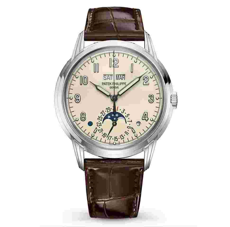 Patek Philippe Perpetual Calendar
Moonphase Grand Complication Lacquered Arabic Dial 5320G Automatic