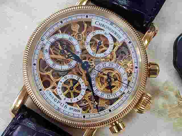 Chronoswiss Opus
                           
                                 Chronograph Skeleton 18k Gold Rose Patina Full Set