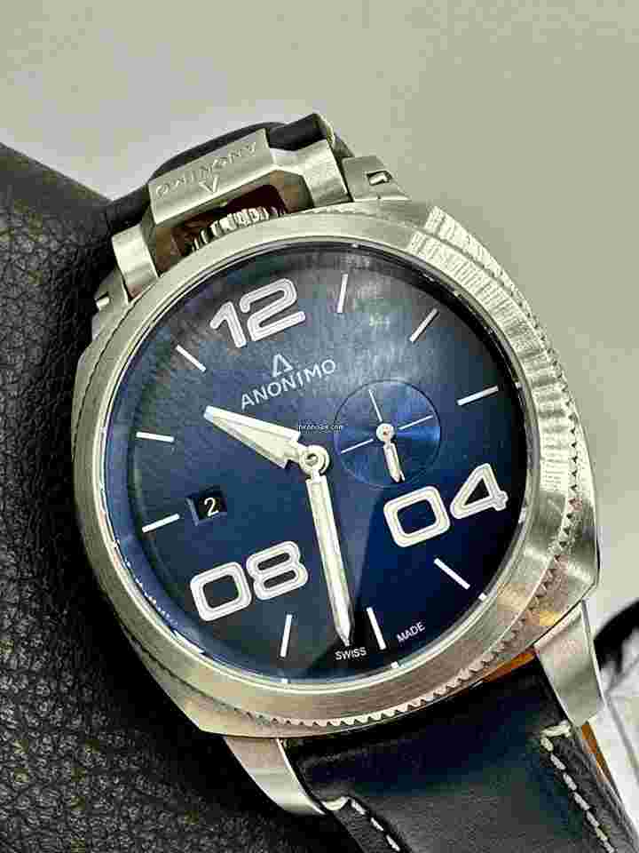 Anonimo Militare
Blue Dial 43.5mm Stainless Steel Case Swiss Automatic 120m