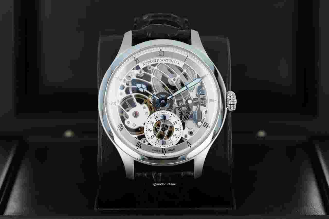 Azimuth
                           
                                 Militare-1 Officer Squelette Art Deco Skeleton Special Edition MI.SK.SS.N001
