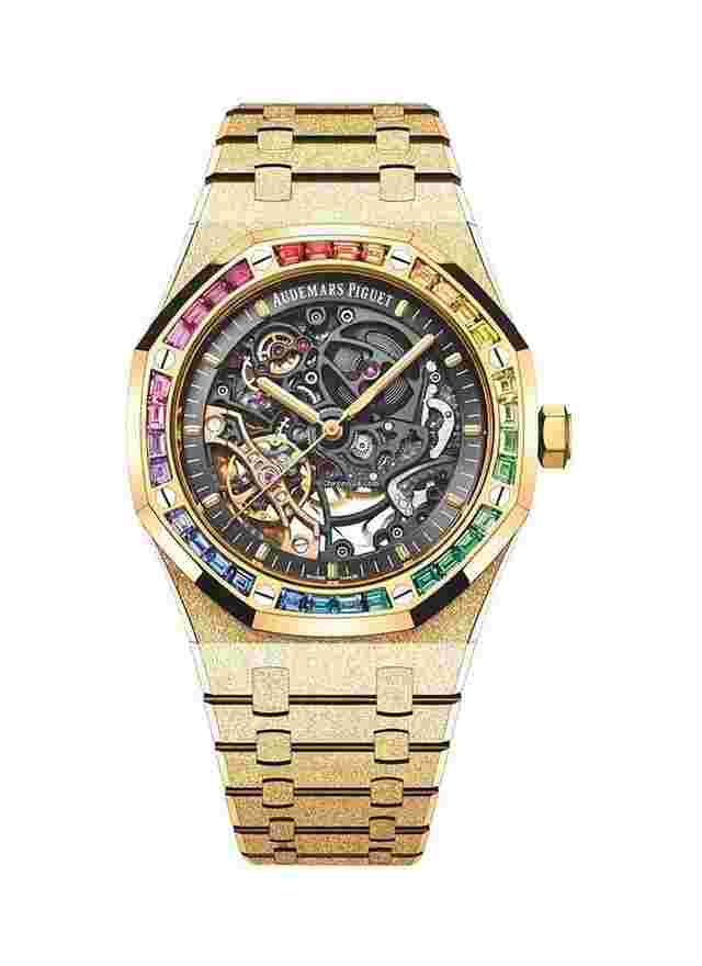 Audemars Piguet Royal Oak Double Balance Wheel Openworked
                           
                                 2023 Royal Oak Double Balance Wheel Openworked Frosted Yellow Gold