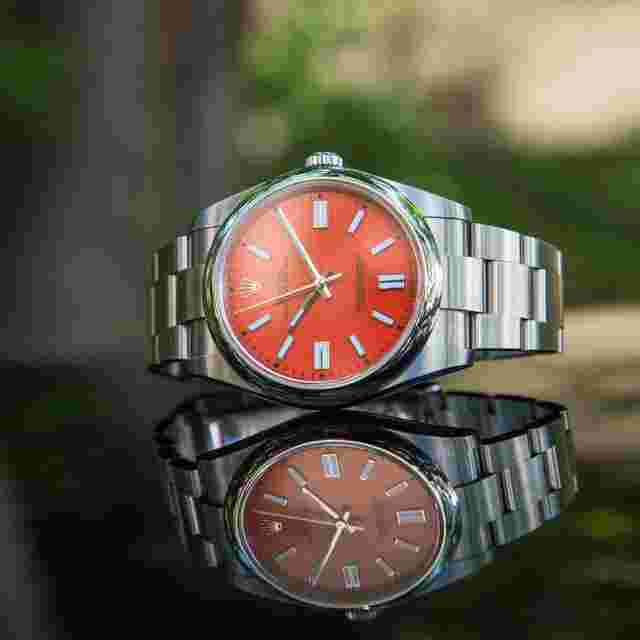 Rolex Oyster Perpetual 41
                           
                                 2021 Oyster Perpetual 41mm Discontinued Coral Red 124300