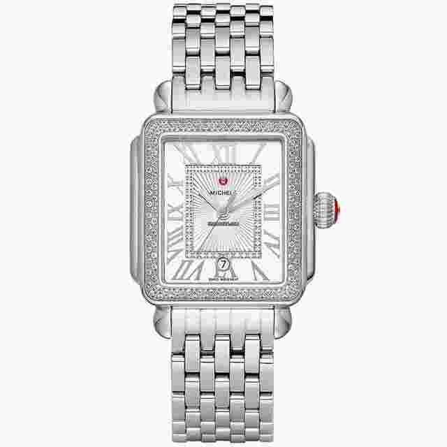 Michele Deco
                           
                                 Madison Diamond 33mm Stainless Steel Women's Watch MWW06T000163