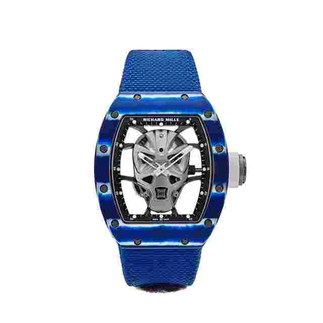 Richard Mille RM 052
                           
                                 52-06 Tourbillon 'Mask' Blue White Quartz TPT