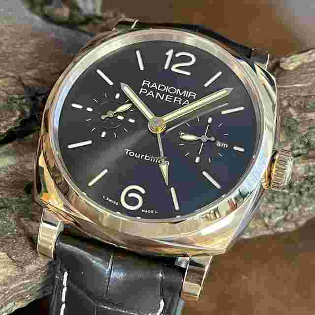 Panerai
                           
                                 Radiomir 1940 Tourbillon GMT Oro Rosso - Ref. PAM00558 - Full-Set