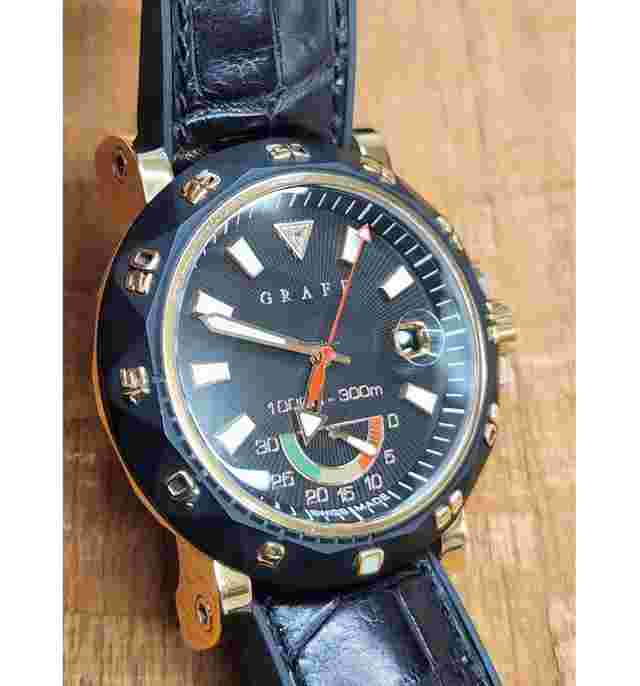 Graf
                           
                                 Scubagraff 300M Rose Gold 47mm Mens watches NEW UNWORN