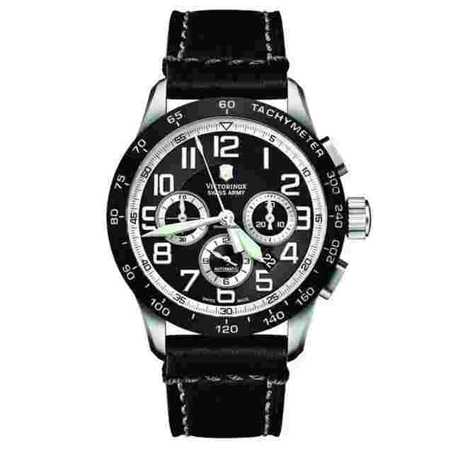 Victorinox Swiss Army AirBoss
                           
                                 241447 AirBoss Chronograph Black Dial Automatic Gent's Watch