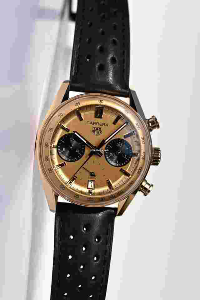TAG Heuer Carrera
                           
                                 Chronograph Yellow Gold NEW UNWORN CBS2240.FC8319