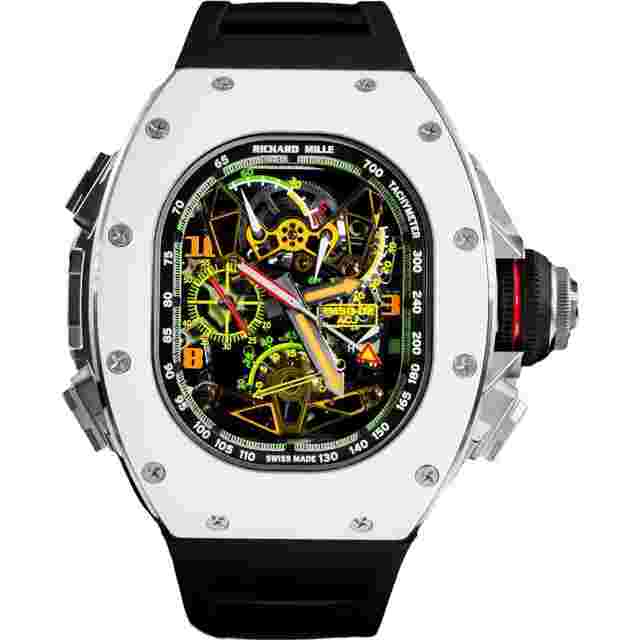 Richard Mille
                           
                                 RM50-02 Manual Winding Tourbillon Vibrating Alarm "Airbus Corporate Jets" Limited Edition