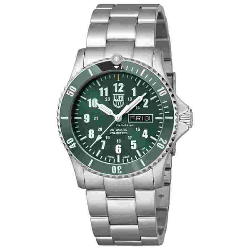 Luminox
Green Ceramic Day Date Stainless Steel 42mm Auto Men's Watch XS.0937