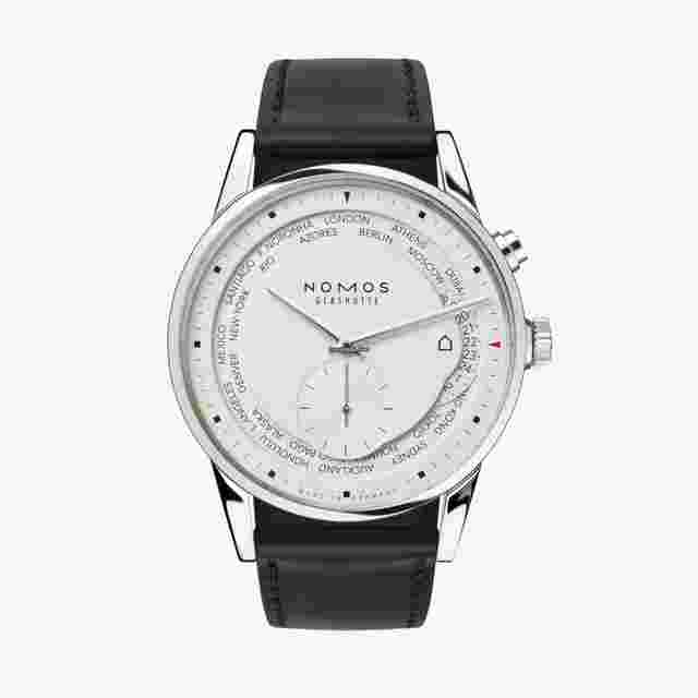 NOMOS Zürich Weltzeit
                           
                                 Glashutte Zurich Edition World Time 805 Galvanized Silvery-White 40mm