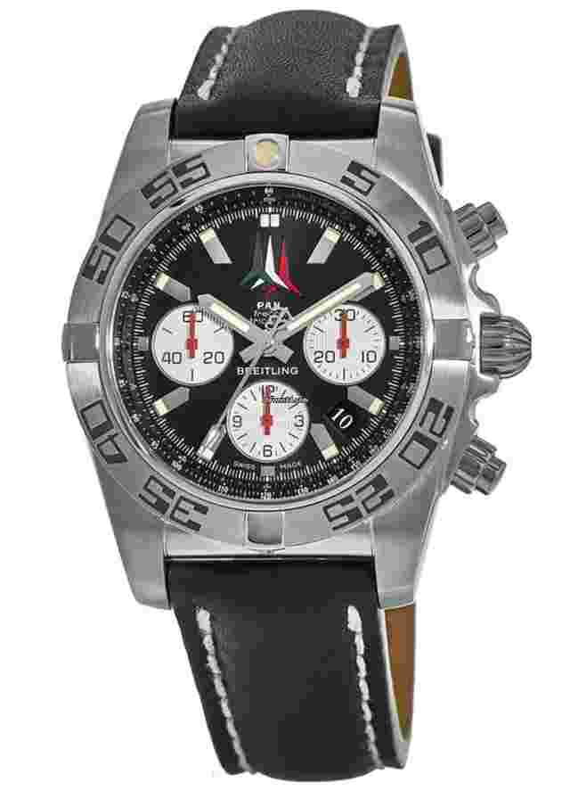 Breitling Chronomat 44
                           
                                 Frecce Tricolori Italian Air Force Limited Edition Rare Chronograph AB0110