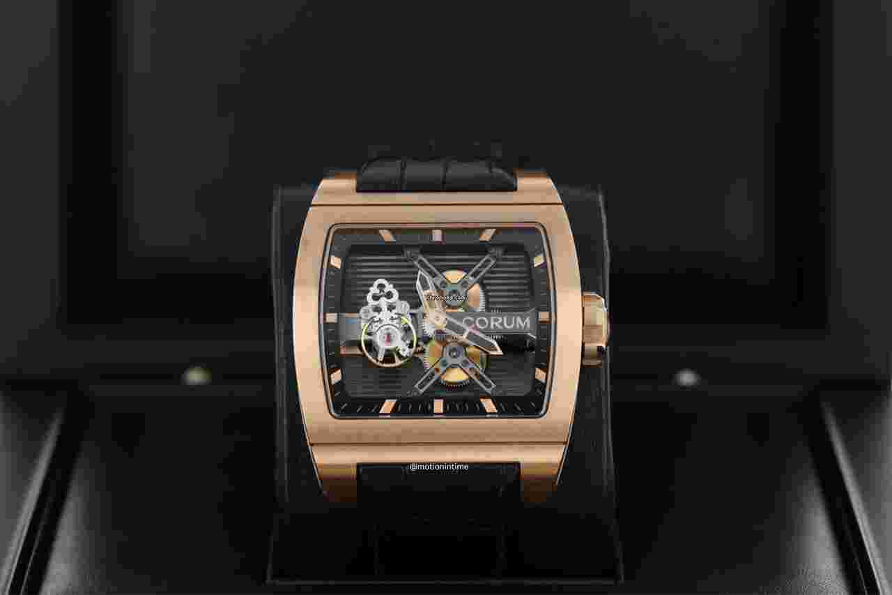 Corum Ti-Bridge
Tourbillon Skeleton Rose Gold Anthracite Limited Edition 022.710.55/0F01-0000