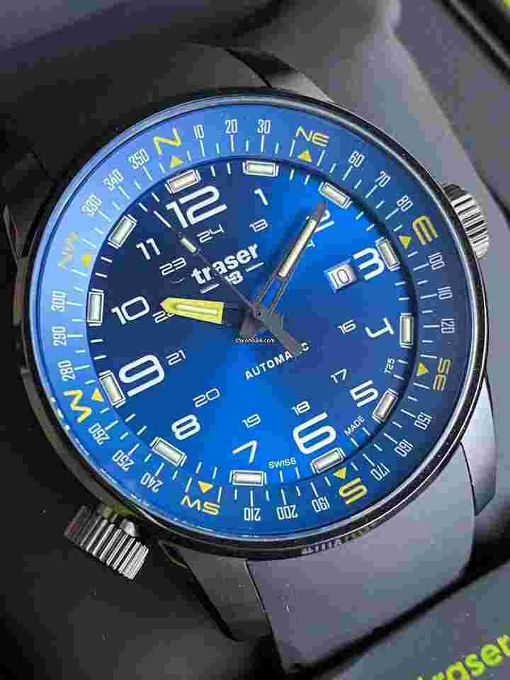 Traser
                           
                                 P68 Pathfinder Automatic Blue Rubber