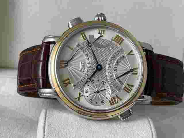 Maurice Lacroix Masterpiece
                           
                                 Double GMT Retrograde MP7018-PS101-110 43,5 mm