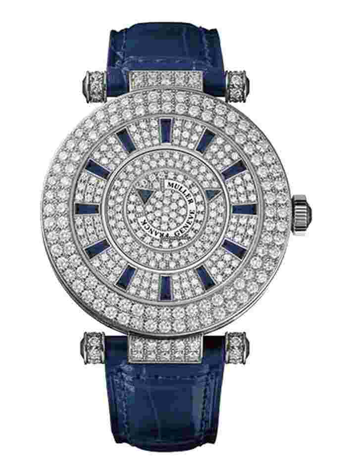 Franck Muller Double Mystery
18K White Gold & Diamonds & Sapphire Lady's Watch