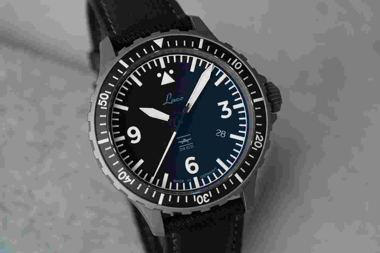 Laco Hamburg DIN 8330 Fliegeruhr Automatik